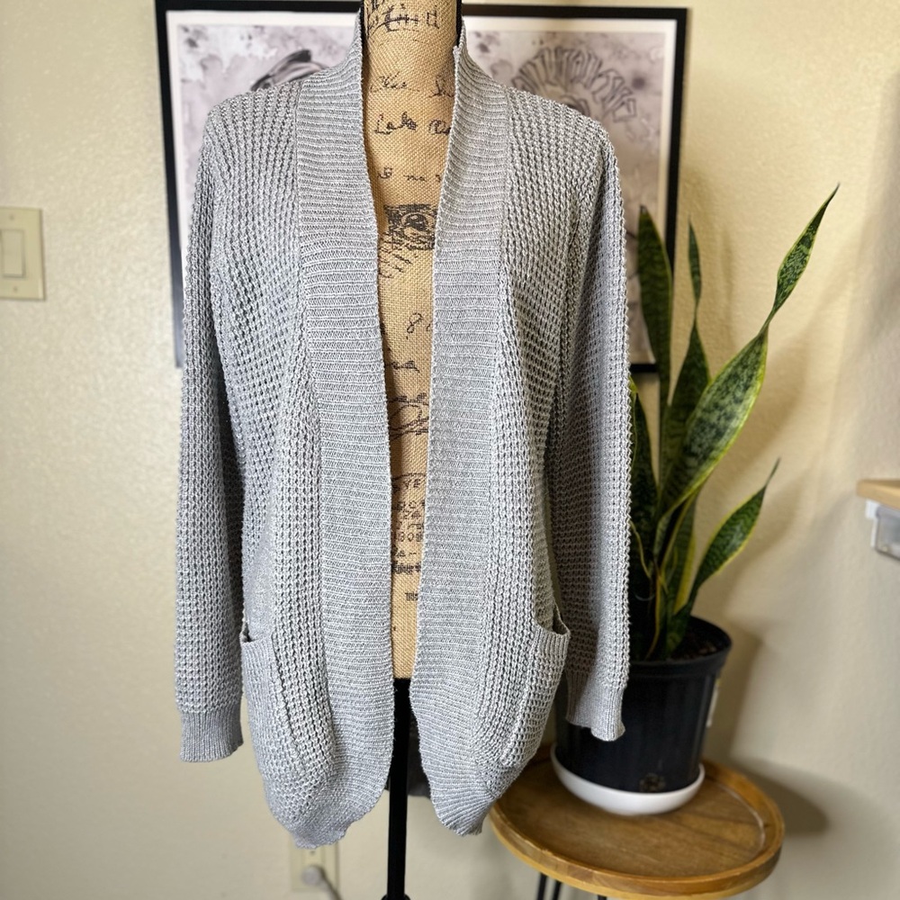 Cozy Gray Women's Cardigan